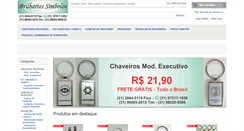 Desktop Screenshot of brilhartes.com.br